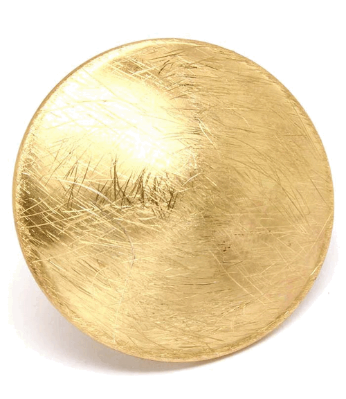 Round Gold Stretch Ring